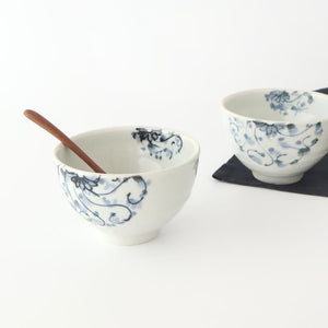 Round Rice Bowl Chrysanthemum Arabesque  | Arita Ware