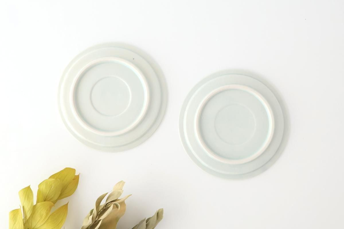 Round Flat Plate Blue Chrysanthemum 14.5㎝/5.7in | Arita Ware