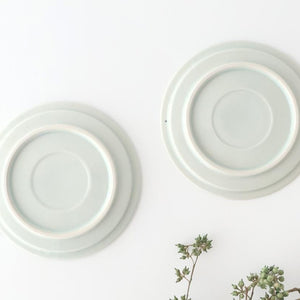 Round Flat Plate Blue Chrysanthemum Arabesque 14.5㎝/5.7in | Arita Ware