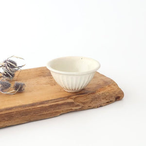 Furutani Seitosho Sake Cup Guinomi Shinogi White