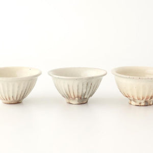 Furutani Seitosho Sake Cup Guinomi Shinogi White