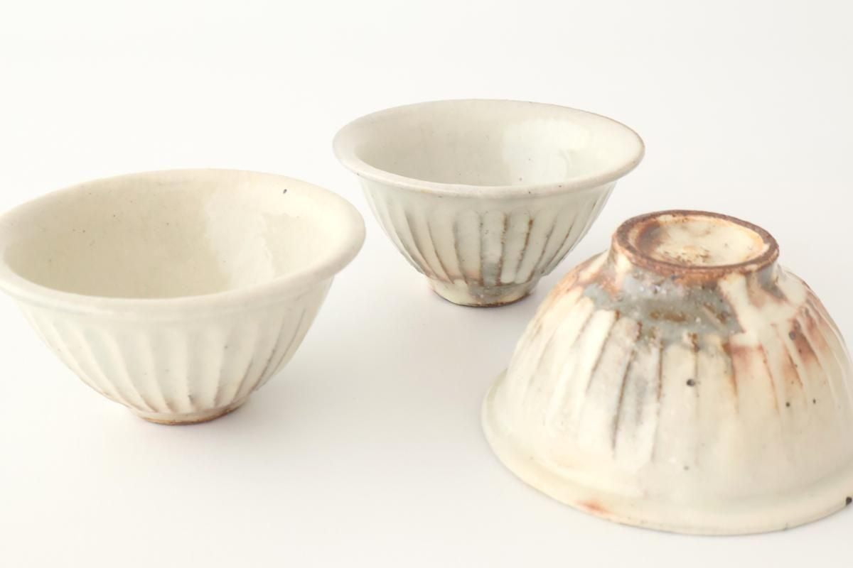 Furutani Seitosho Sake Cup Guinomi Shinogi White