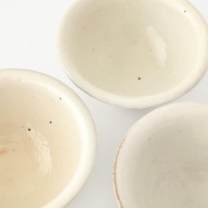 Furutani Seitosho Sake Cup Guinomi Shinogi White