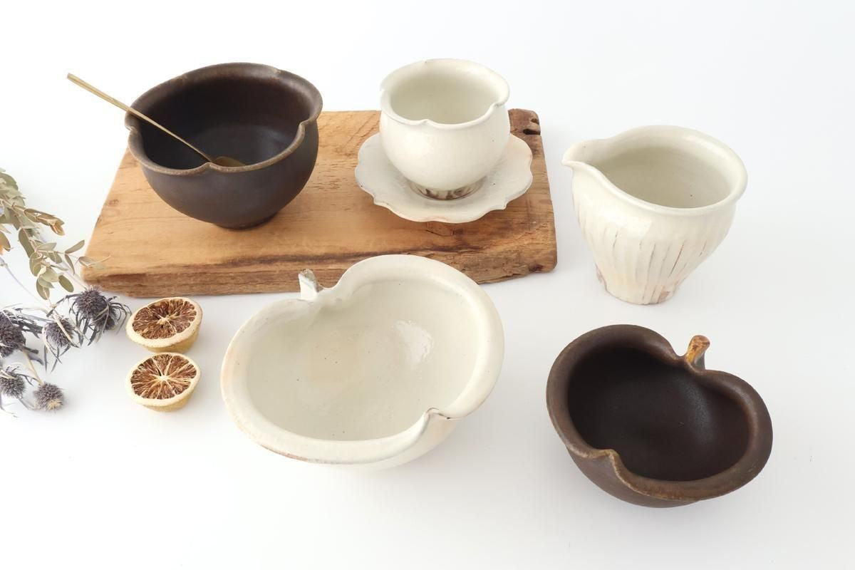 Furutani Seitosho Flower-shaped Bowl White | Kobachi