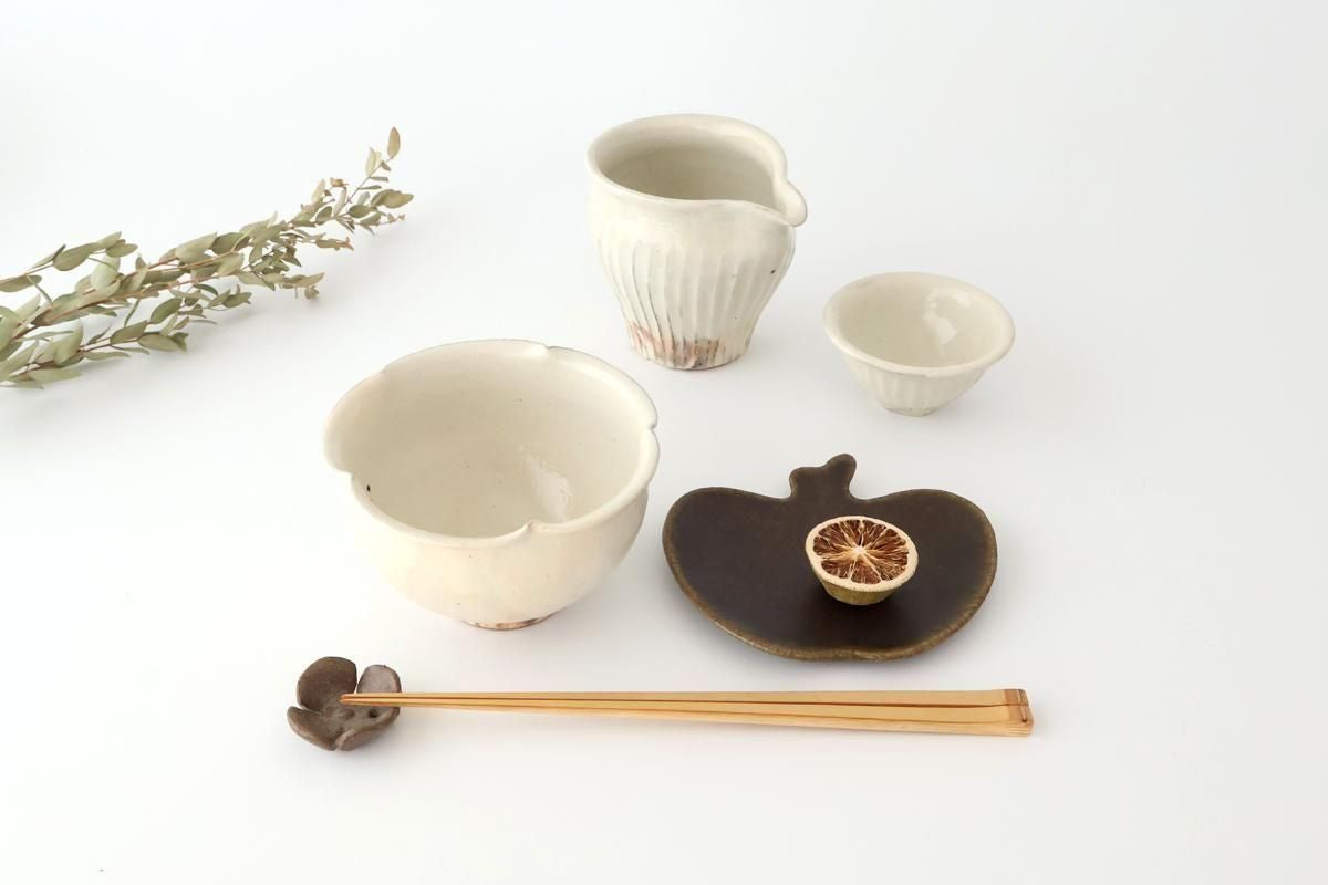 Furutani Seitosho Flower-shaped Bowl White | Kobachi