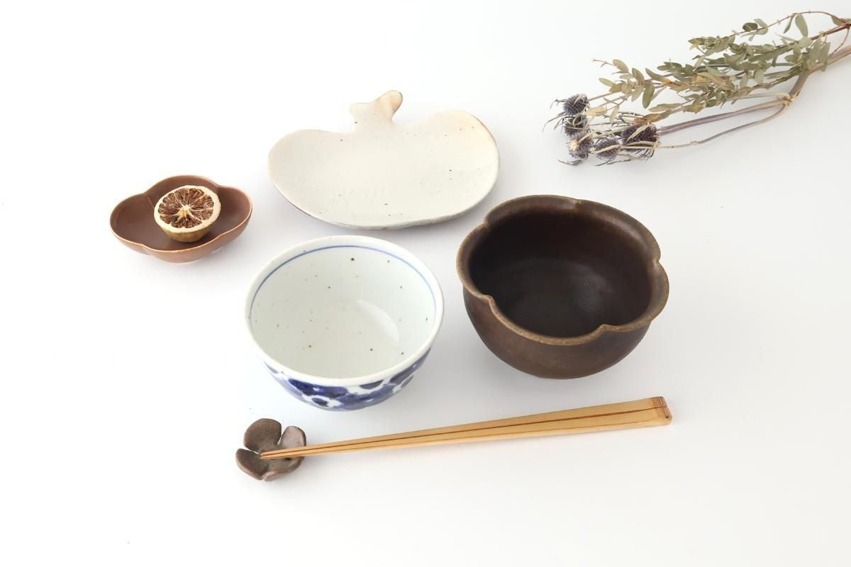 Furutani Seitosho Flower-shaped Bowl Dark Brown | Kobachi