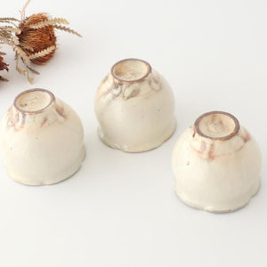 Furutani Seitosho Flower-shaped Japanese Cup White | Yunomi