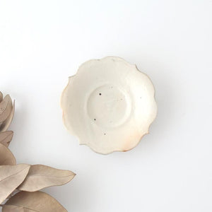 Furutani Seitosho Flower-shaped Tea Tray White