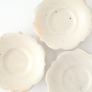 Furutani Seitosho Flower-shaped Tea Tray White