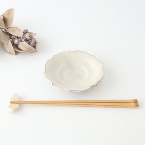 Furutani Seitosho Flower-shaped Tea Tray White