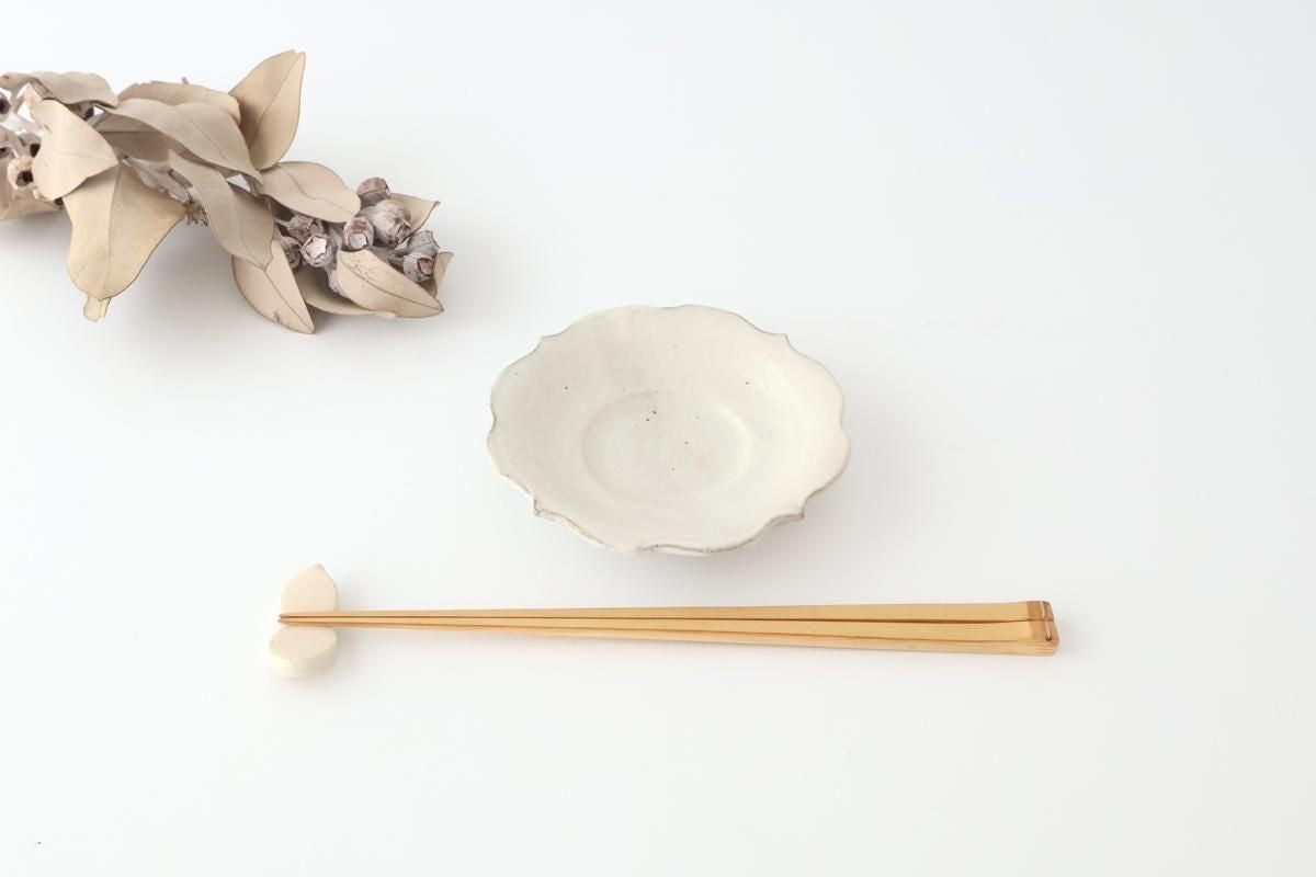 Furutani Seitosho Flower-shaped Tea Tray White