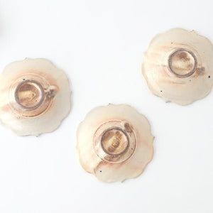 Furutani Seitosho Flower-shaped Tea Tray White