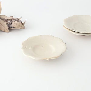 Furutani Seitosho Flower-shaped Tea Tray White