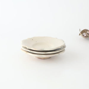 Furutani Seitosho Flower-shaped Tea Tray White