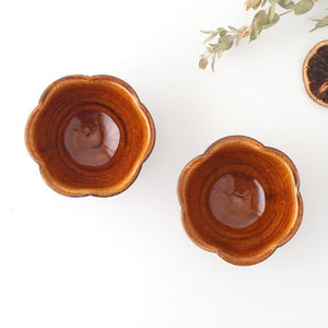 Furutani Seitosho Flower-shaped Small Bowl Brown