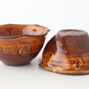 Furutani Seitosho Flower-shaped Small Bowl Brown