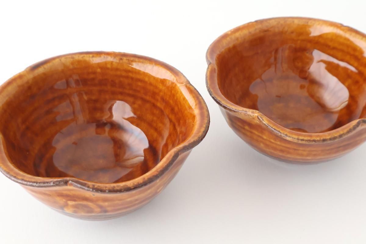 Furutani Seitosho Flower-shaped Small Bowl Brown