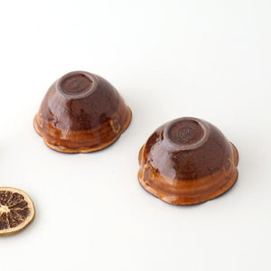 Furutani Seitosho Flower-shaped Small Bowl Brown