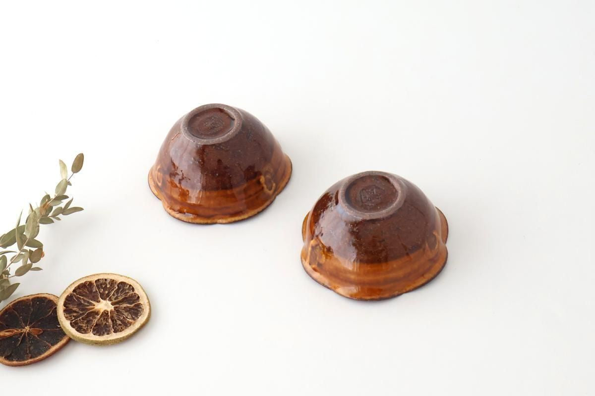 Furutani Seitosho Flower-shaped Small Bowl Brown