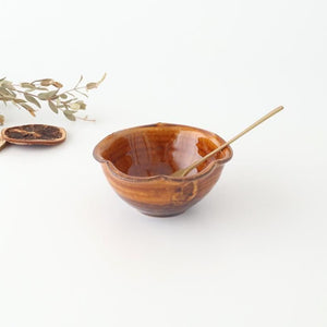 Furutani Seitosho Flower-shaped Small Bowl Brown