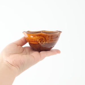 Furutani Seitosho Flower-shaped Small Bowl Brown
