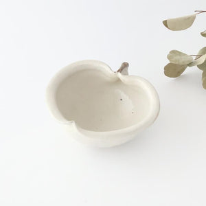 Furutani Seitosho Apple-shaped Bowl White 15㎝/6in