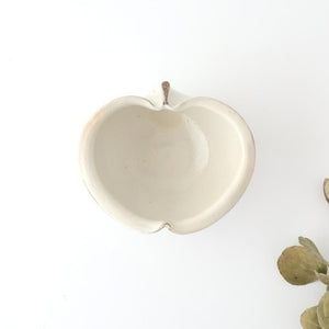 Furutani Seitosho Apple-shaped Bowl White 15㎝/6in