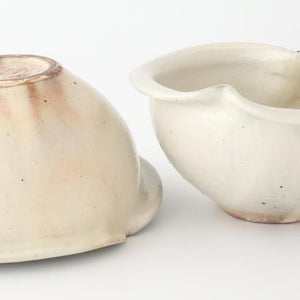 Furutani Seitosho Apple-shaped Bowl White 15㎝/6in