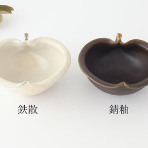 Furutani Seitosho Apple-shaped Bowl White 15㎝/6in