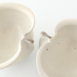 Furutani Seitosho Apple-shaped Bowl White 15㎝/6in