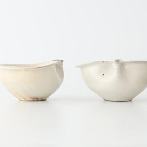 Furutani Seitosho Apple-shaped Bowl White 15㎝/6in