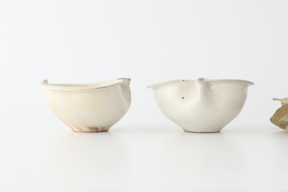 Furutani Seitosho Apple-shaped Bowl White 15㎝/6in