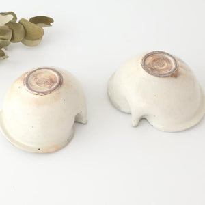 Furutani Seitosho Apple-shaped Bowl White 15㎝/6in