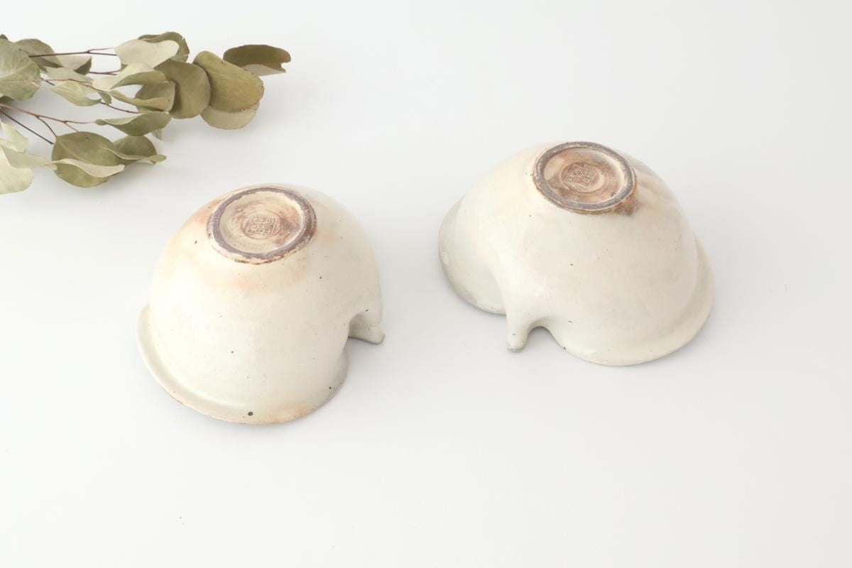 Furutani Seitosho Apple-shaped Bowl White 15㎝/6in