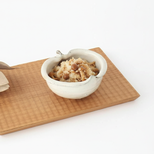 Furutani Seitosho Apple-shaped Bowl White 11㎝/4.3in