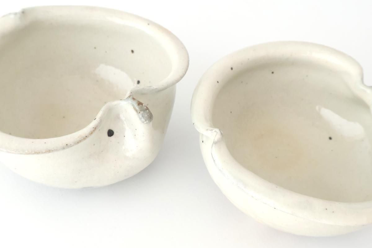 Furutani Seitosho Apple-shaped Bowl White 11㎝/4.3in