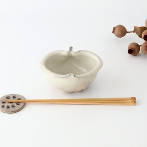 Furutani Seitosho Apple-shaped Bowl White 11㎝/4.3in