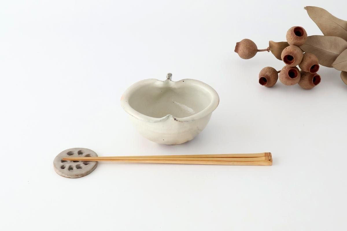 Furutani Seitosho Apple-shaped Bowl White 11㎝/4.3in