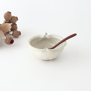 Furutani Seitosho Apple-shaped Bowl White 11㎝/4.3in