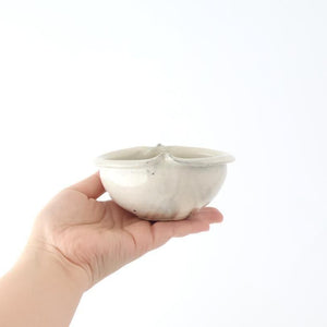Furutani Seitosho Apple-shaped Bowl White 11㎝/4.3in