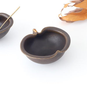 Furutani Seitosho Apple-shaped Bowl Dark Brown 15㎝/6in