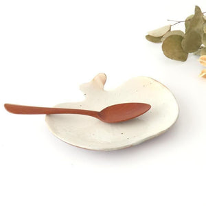 Furutani Seitosho Apple-shaped Plate White 16.5㎝/6.5in