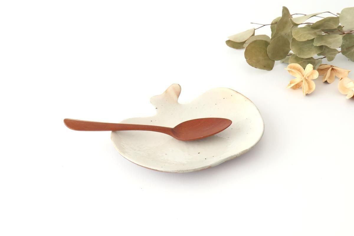 Furutani Seitosho Apple-shaped Plate White 16.5㎝/6.5in