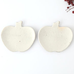 Furutani Seitosho Apple-shaped Plate White S