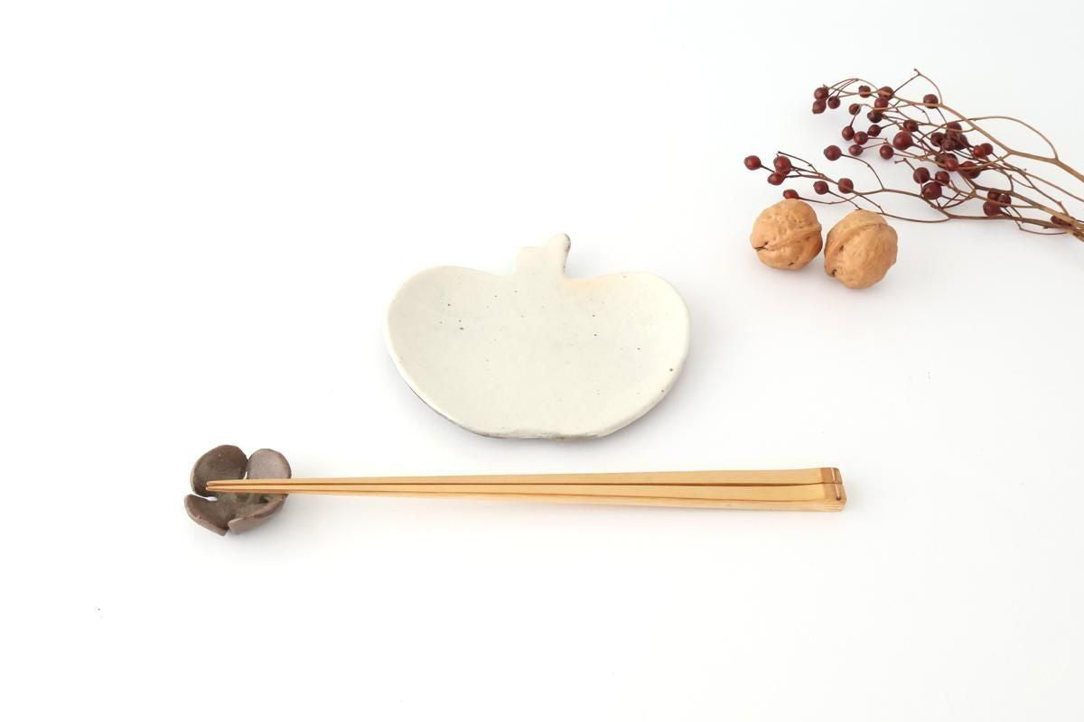 Furutani Seitosho Apple-shaped Plate White S