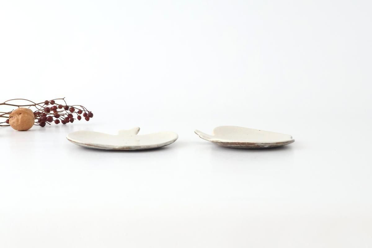 Furutani Seitosho Apple-shaped Plate White S