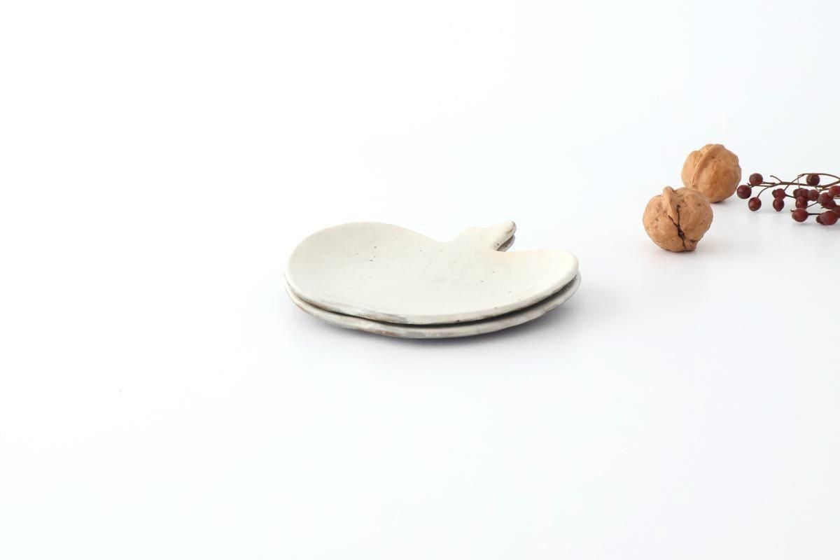 Furutani Seitosho Apple-shaped Plate White S