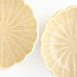 Chrysanthemum-shaped Bowl Yellow 13㎝/5.1in | Kobachi Seto Ware