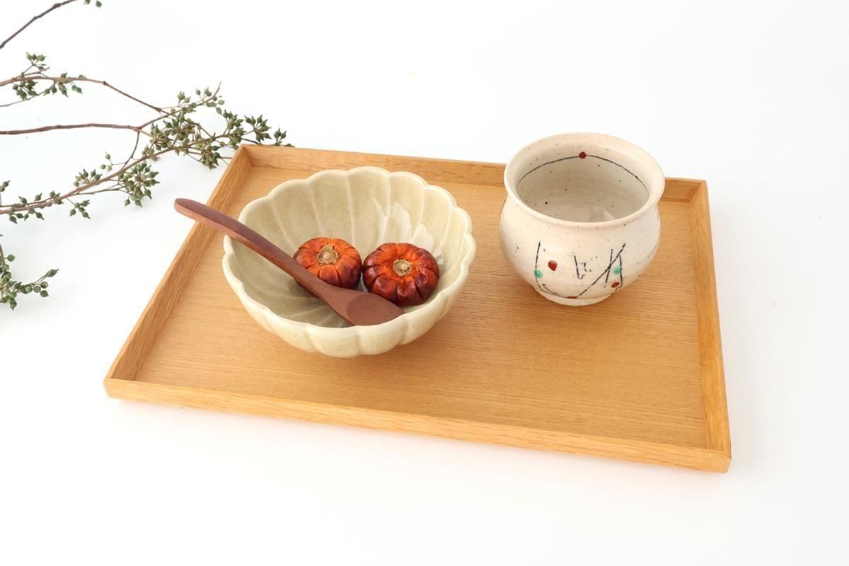 Chrysanthemum-shaped Bowl Yellow 13㎝/5.1in | Kobachi Seto Ware