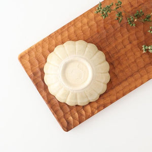 Chrysanthemum-shaped Bowl Yellow 11㎝/4.3in | Seto Ware